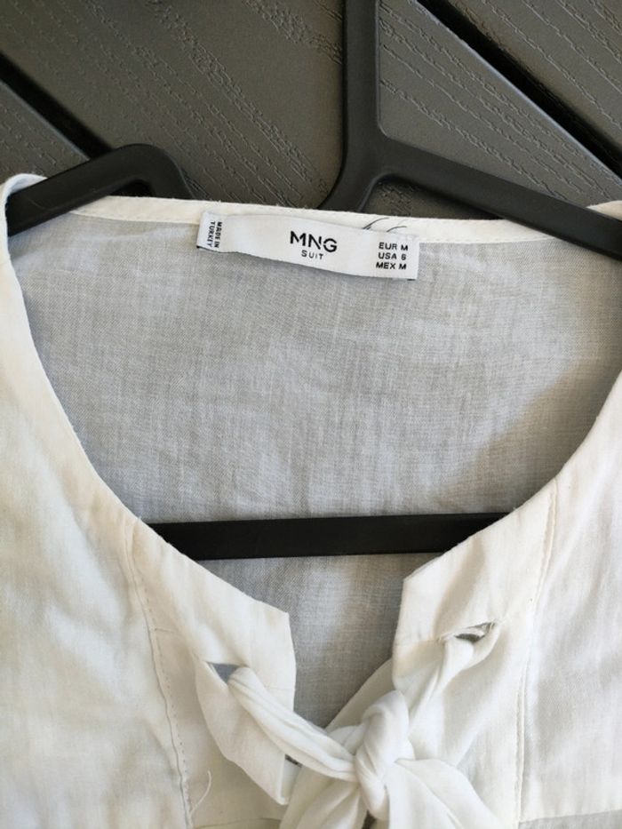 blouse été voile de coton Mango M - photo numéro 4