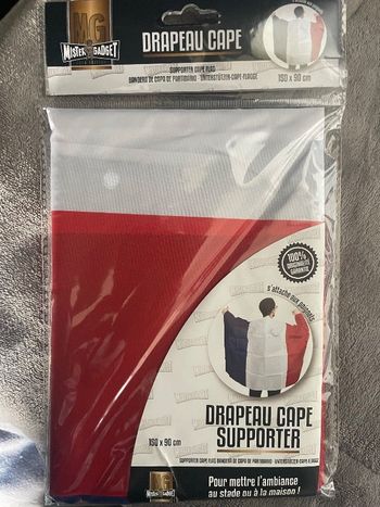 Drapeau cape supporter france