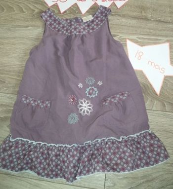 Robe violette 18 mois