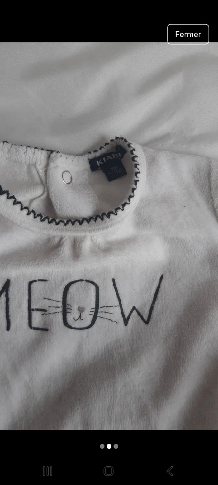 Pyjama bébé mixte 3 mois - photo numéro 2