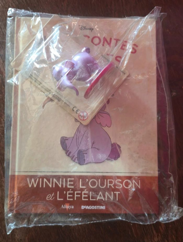 Num86 neuf Livre et figurine collection audiocontes Magiques Altaya édition disney