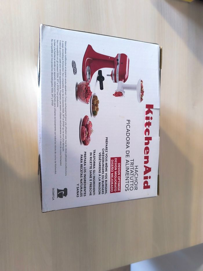 Accessoires KitchenAid hachoir et presse à biscuits