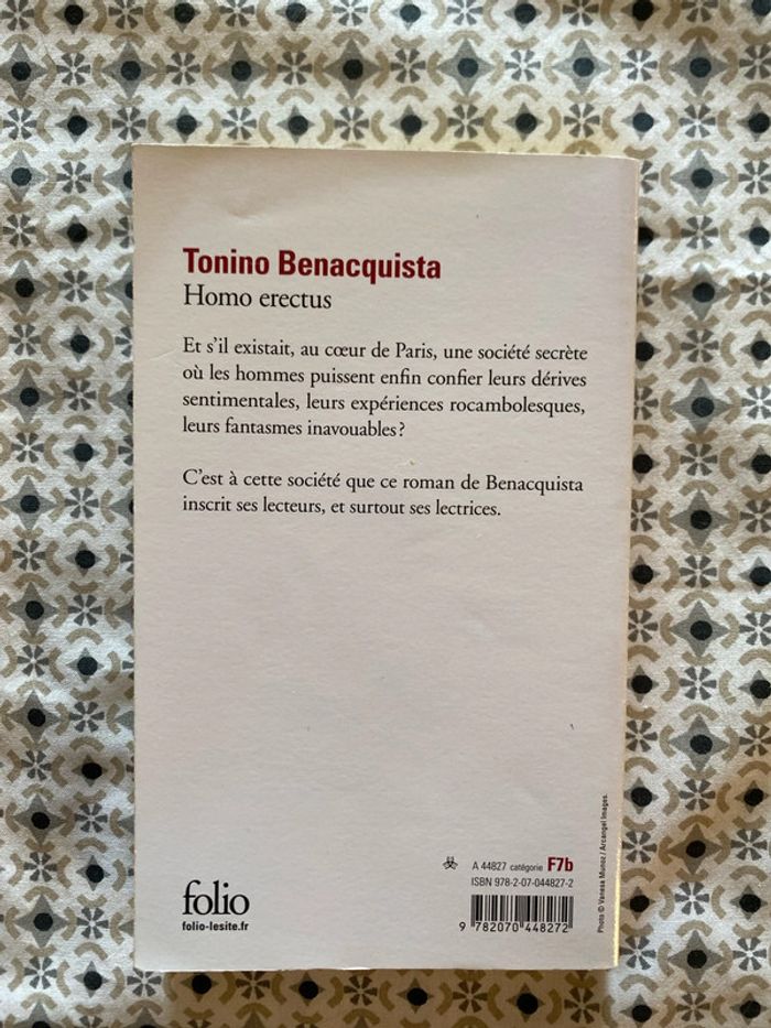 Homo erectus de Tonino Benacquista - photo numéro 2