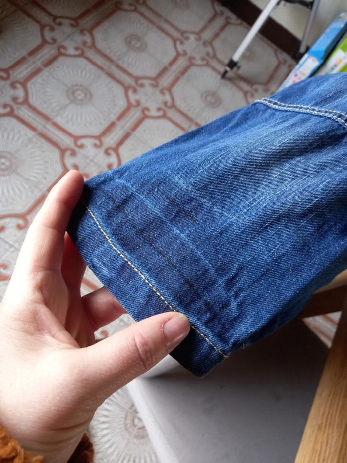 Salopette jeans garçon 18 mois - photo numéro 5