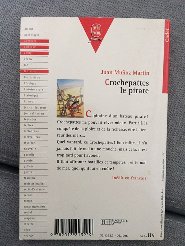 AA25-Livre: croche pattes le pirate NEUF - photo numéro 2
