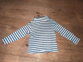 Col roulé rayé 4 ans