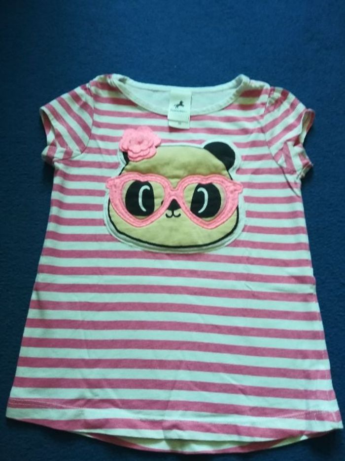 Tee-shirt manches courtes fille 3ans