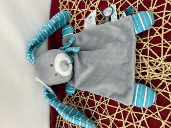 Lapin VACO gris et bleu