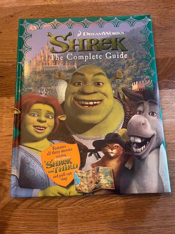 Livre Dreamworks Shrek The complète guide avec une carte