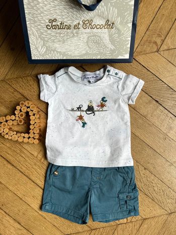 Ensemble tartine et chocolat taille 6 mois