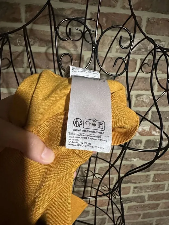 Pull col roulé orange Esprit Taille M / L - photo numéro 18