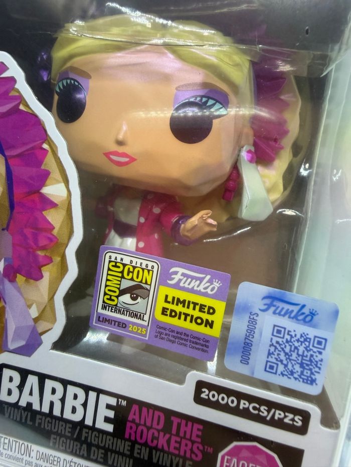 Funko Pop Barbie And The Rockers 159 Faceted SDCC 2025 2000 Pcs