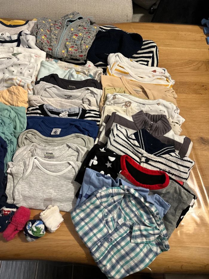 Lot vêtements bébé 6-9 mois mi saison - photo numéro 4