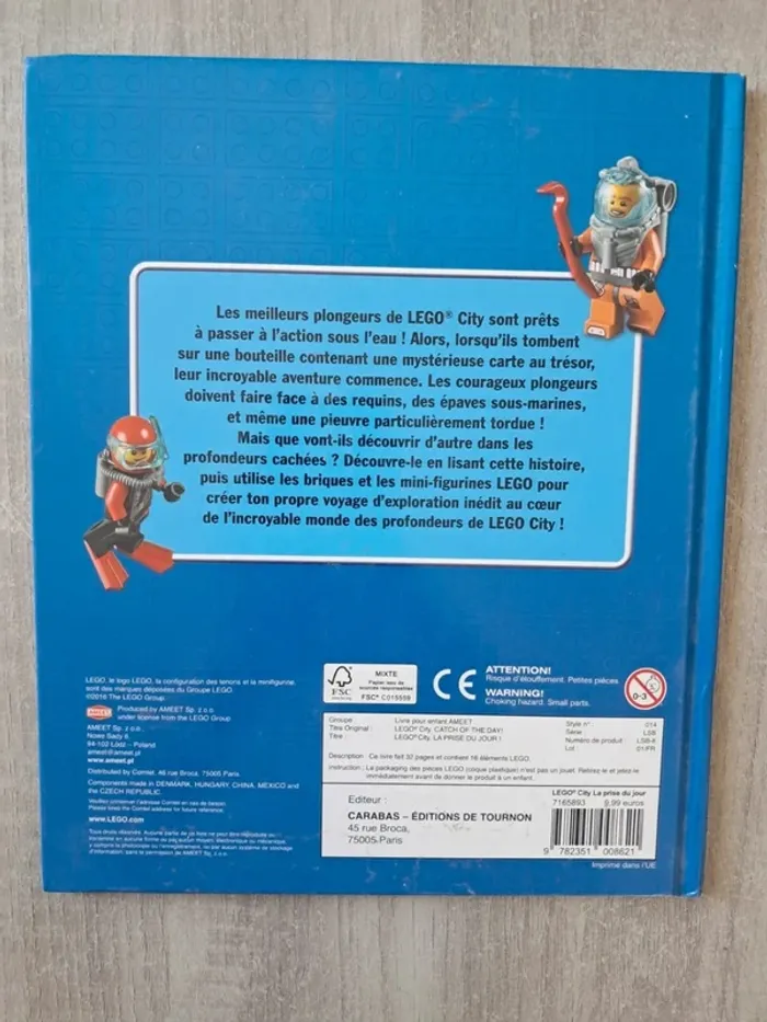 Livre lego city la prise du jour ! - photo numéro 2