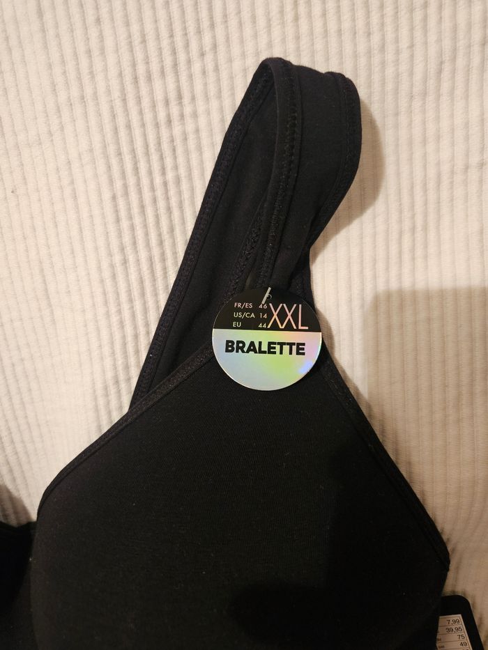 Bralette noire XXL - photo numéro 3