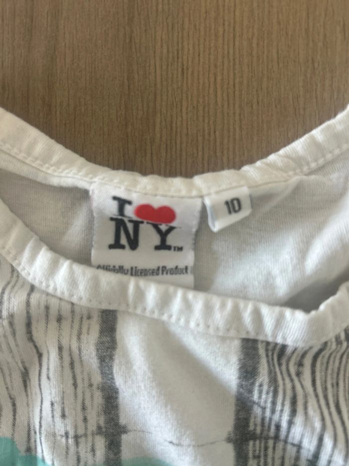 T-shirt I Love NY taille 10 ans - photo numéro 2