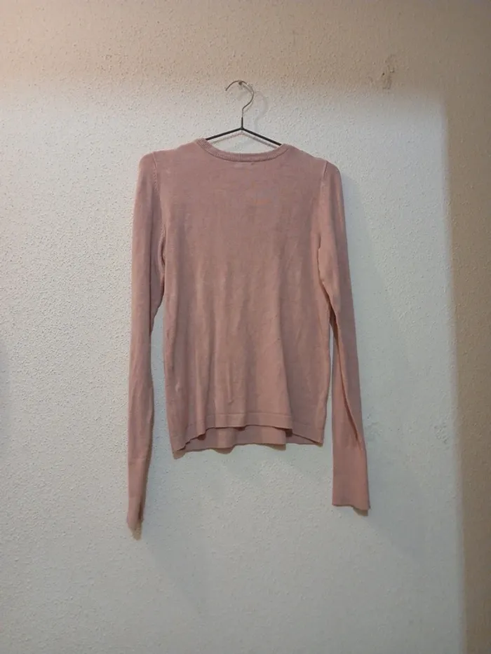Sweat rose pâle  leger " gemo" taille s - photo numéro 4