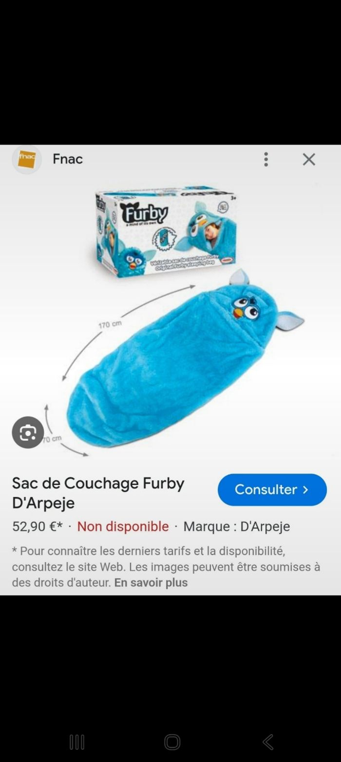 Sac de couchage furby - photo numéro 9