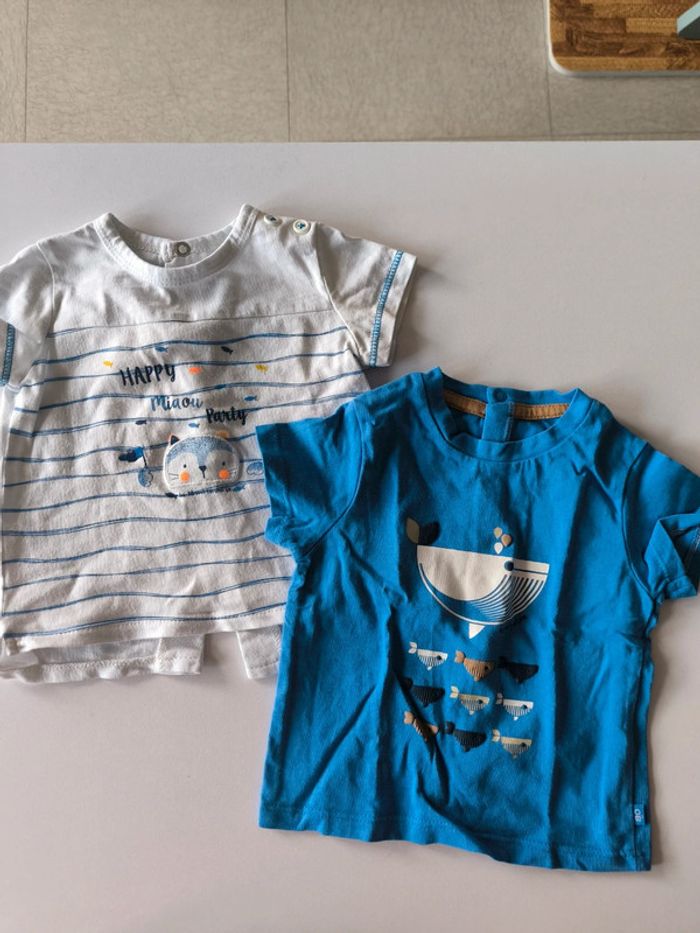 Lot de 2 t-shirt 3mois