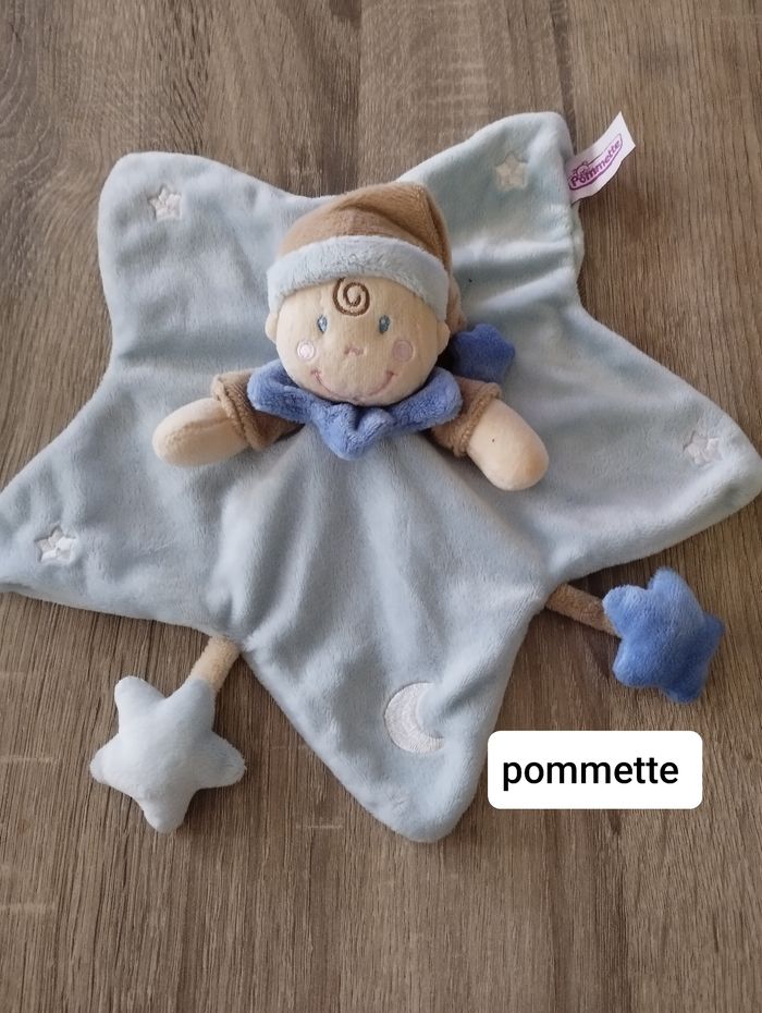 Doudou étoile petit garçon pommette