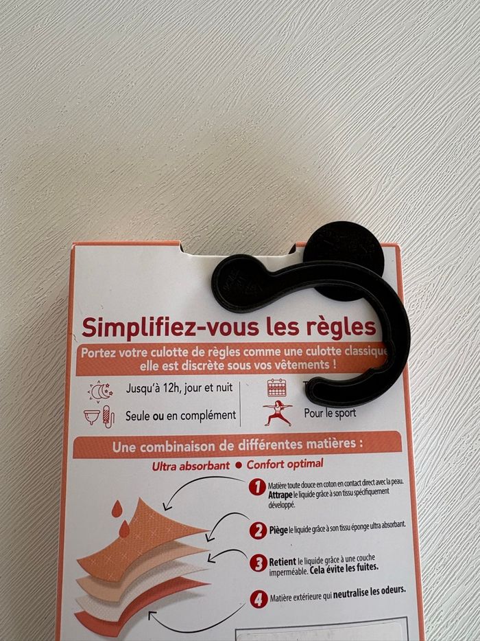 Culotte de règles lavable taille 44/46 dim - photo numéro 2