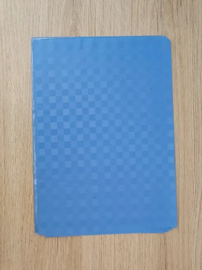 Lot 4 protège-cahier bleu violet jaune rouge - A4 - photo numéro 3