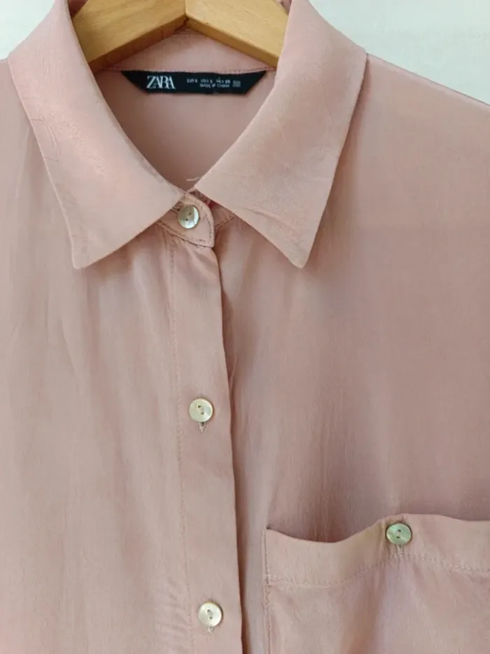 Chemise Zara t.36 100% viscose - photo numéro 2