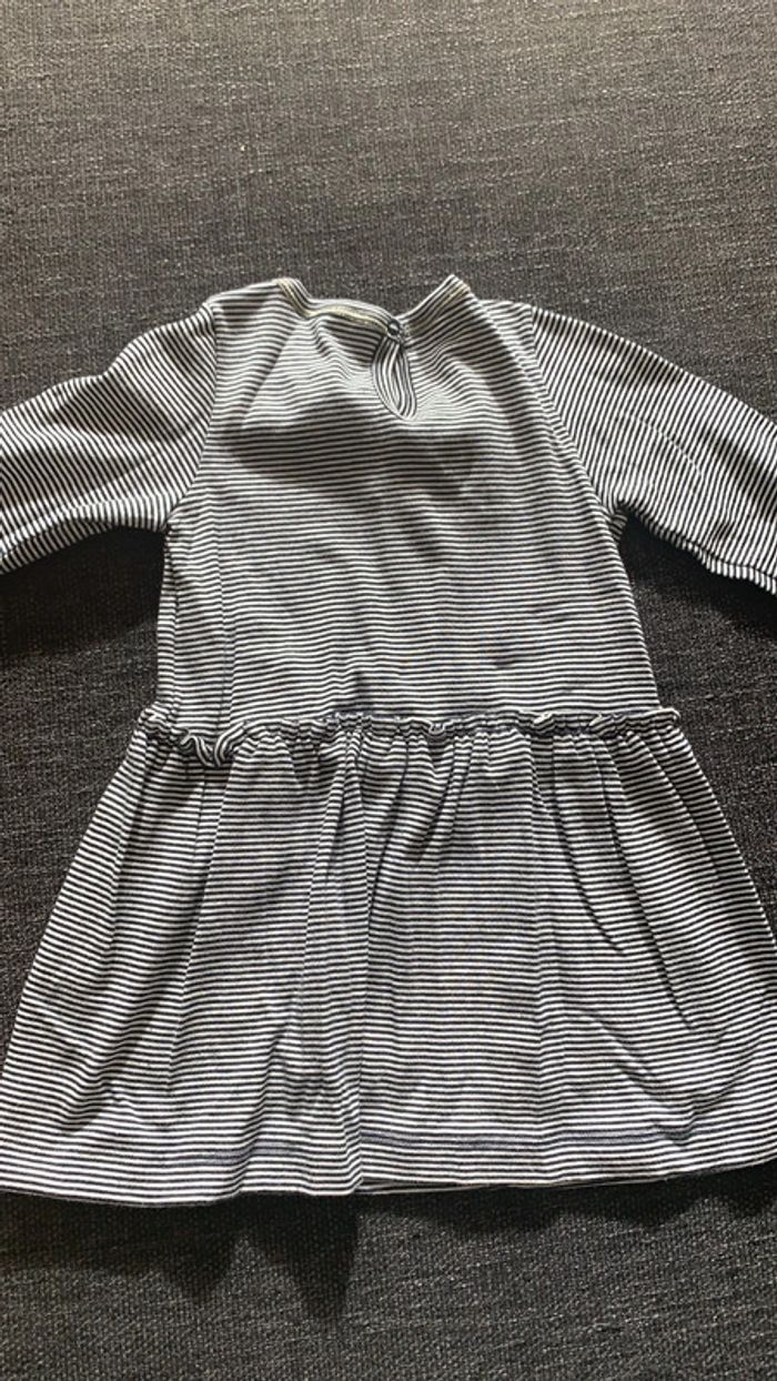 Robe en coton marinière, Petit bateau, 3 ans, comme neuve - photo numéro 6