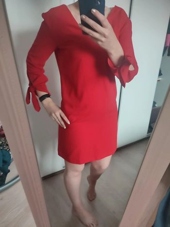 Robe rouge à nouer Tara jarmon