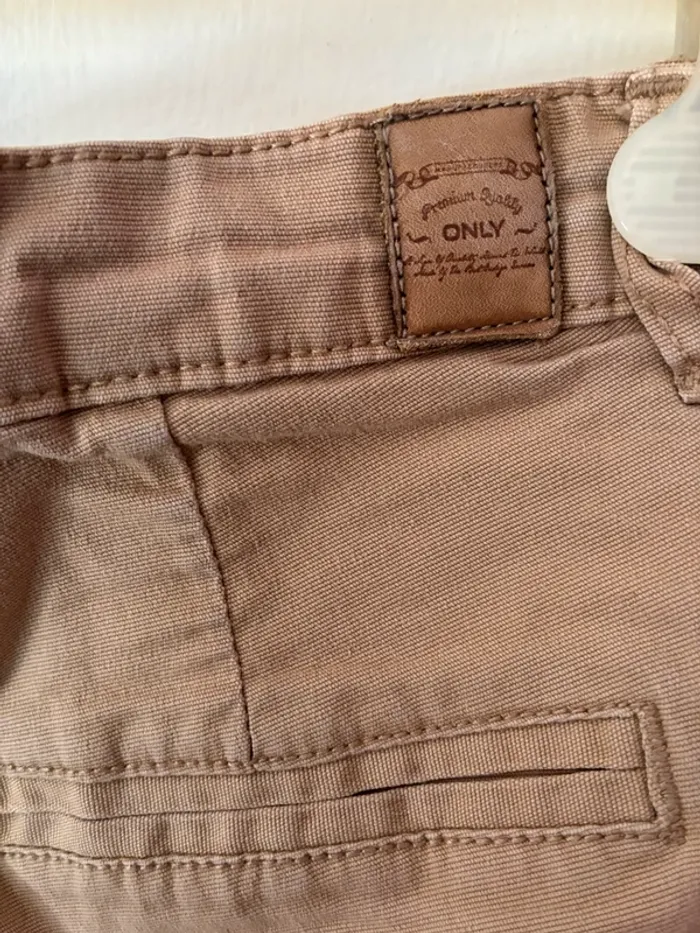 Short jeans marron clair, 34, Only. - photo numéro 8