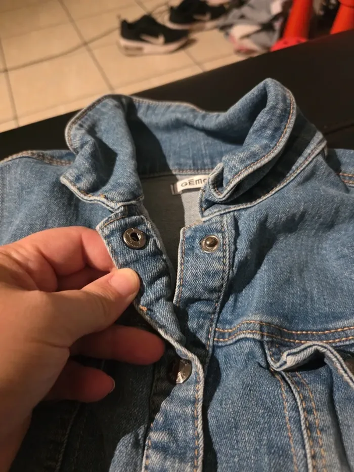 Veste en jeans 10ans - photo numéro 2