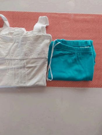 Tunique okaidi 8ans / corsaire 10ans