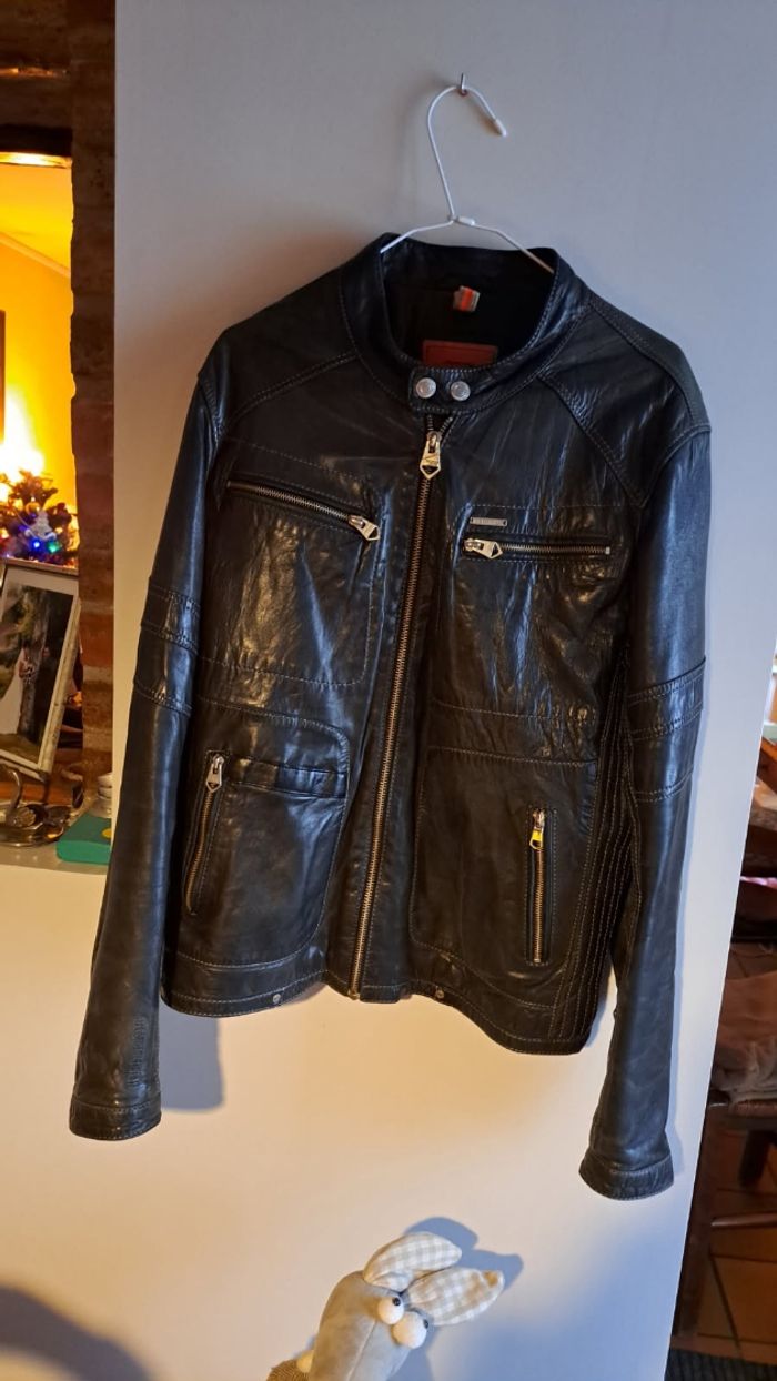 Veste en cuir