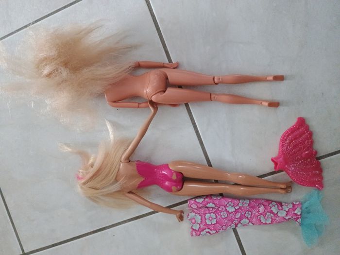 Lot de 2 poupées barbie - photo numéro 2