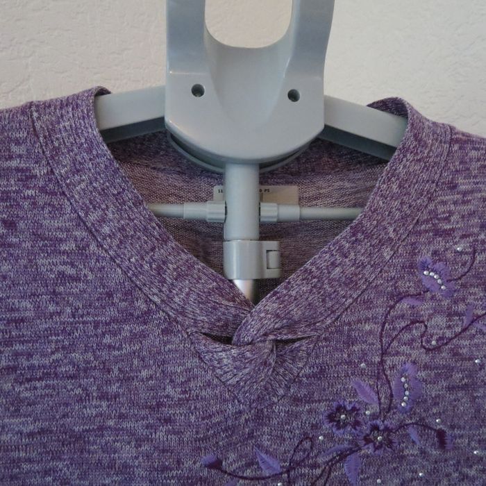 🌸 Pull violet chiné – confortable & élégant 🌸 - photo numéro 6