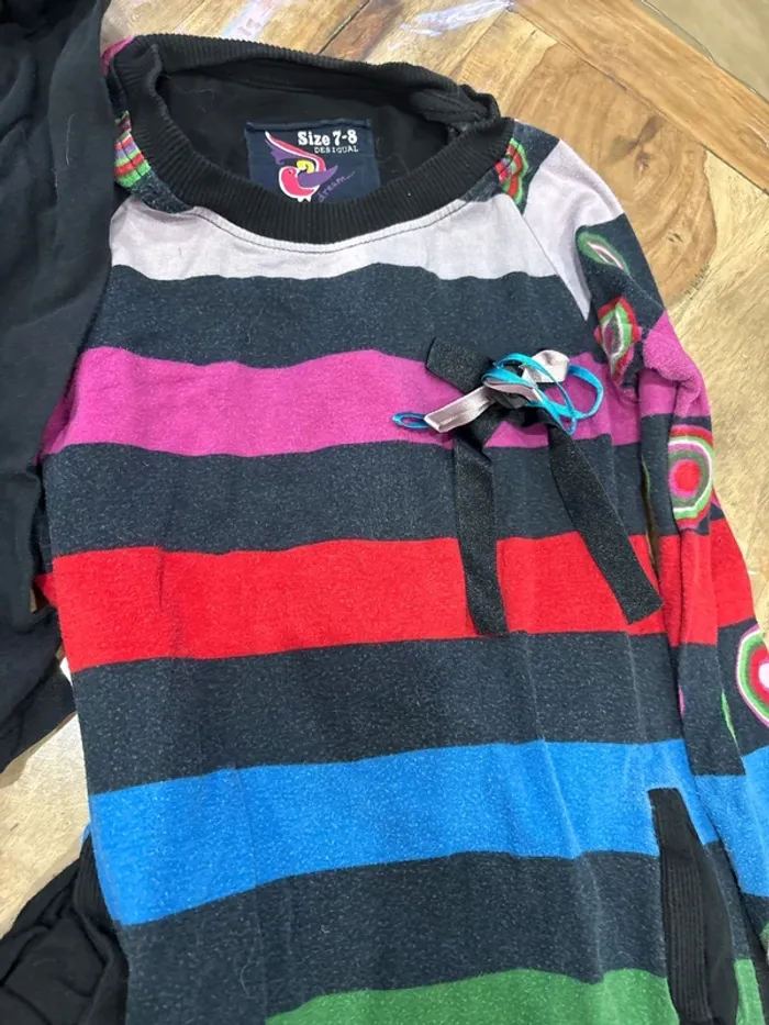 Lot 2 robes desigual 7/8 ans - photo numéro 4
