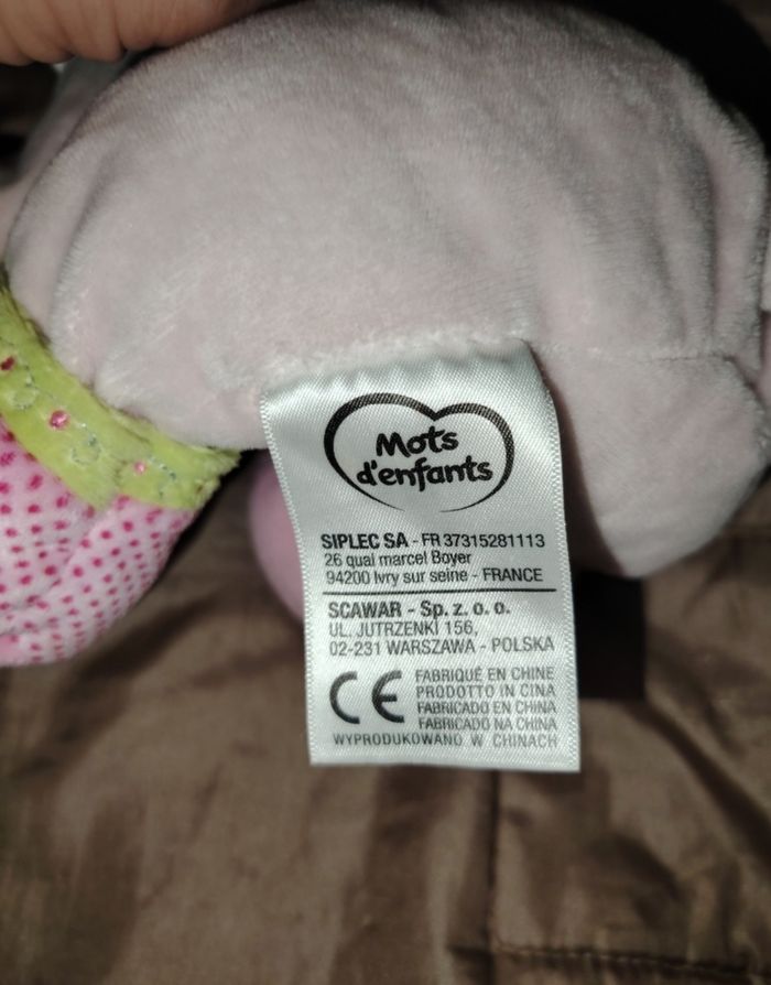 doudou vache mots d'enfants - photo numéro 4