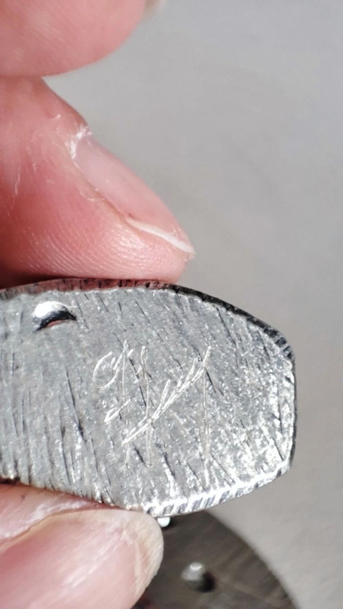 Parure bracelet boucles d'oreilles bleues alu - photo numéro 14