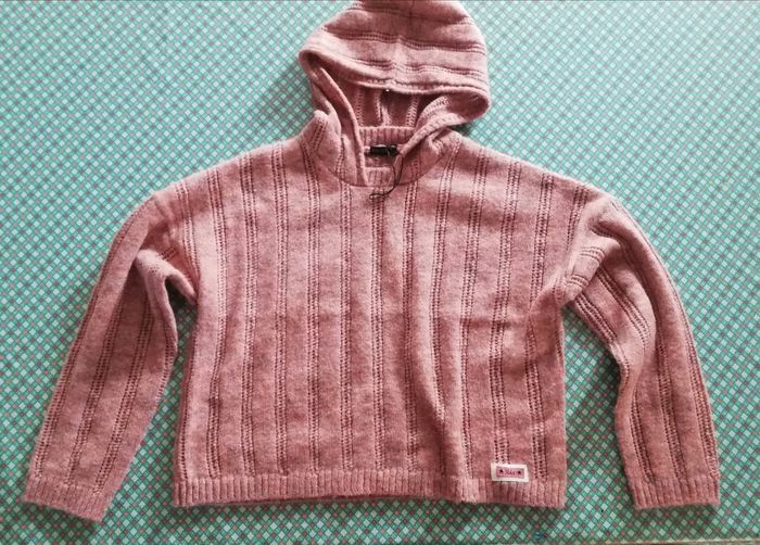 Ikks pull bois de rose tricot