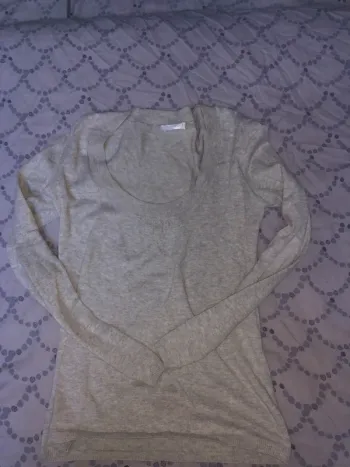 Pull gris fin