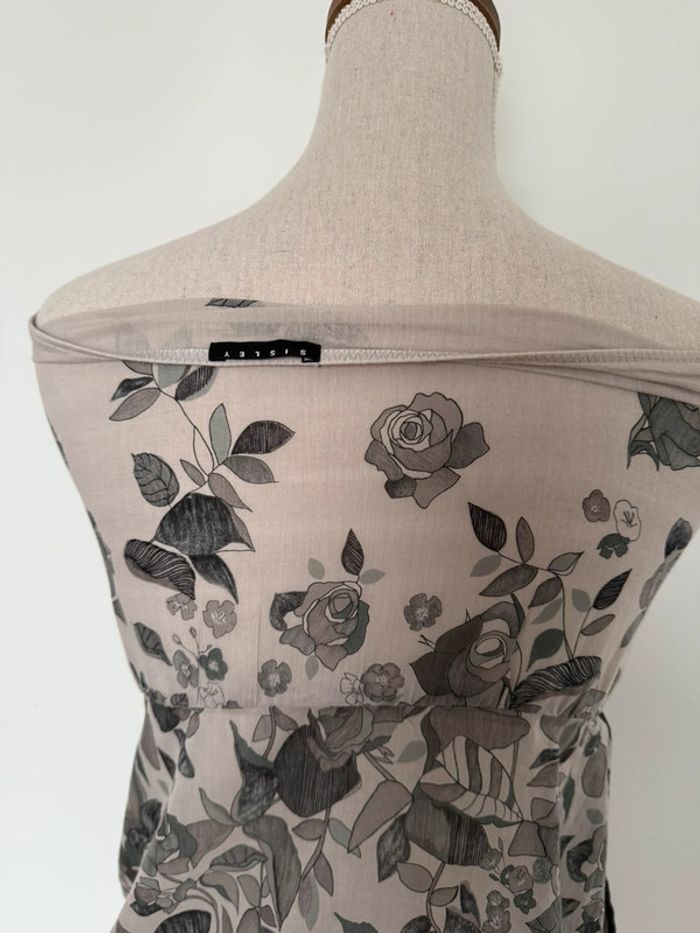 Top T-shirt Bustier sisley S jersey maglia Camiseta Blouse chemise camisa Camicia Over - photo numéro 5