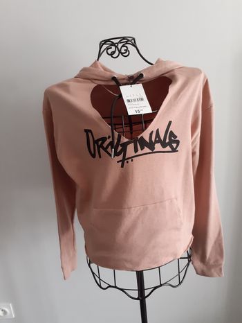 Sweat neuf saumon clair 36 Jennyfer