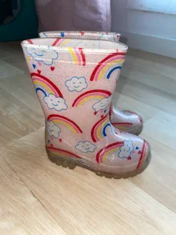 Botte pluie bébé fille taille 21