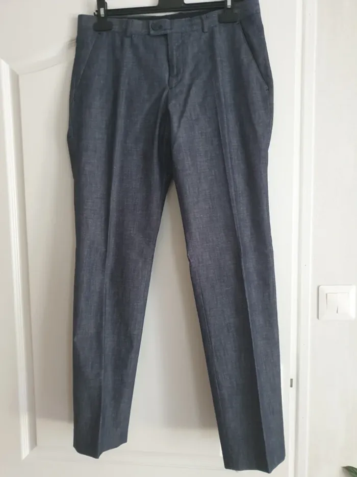 Costume homme bleu gris – Élégant & intemporel - photo numéro 4