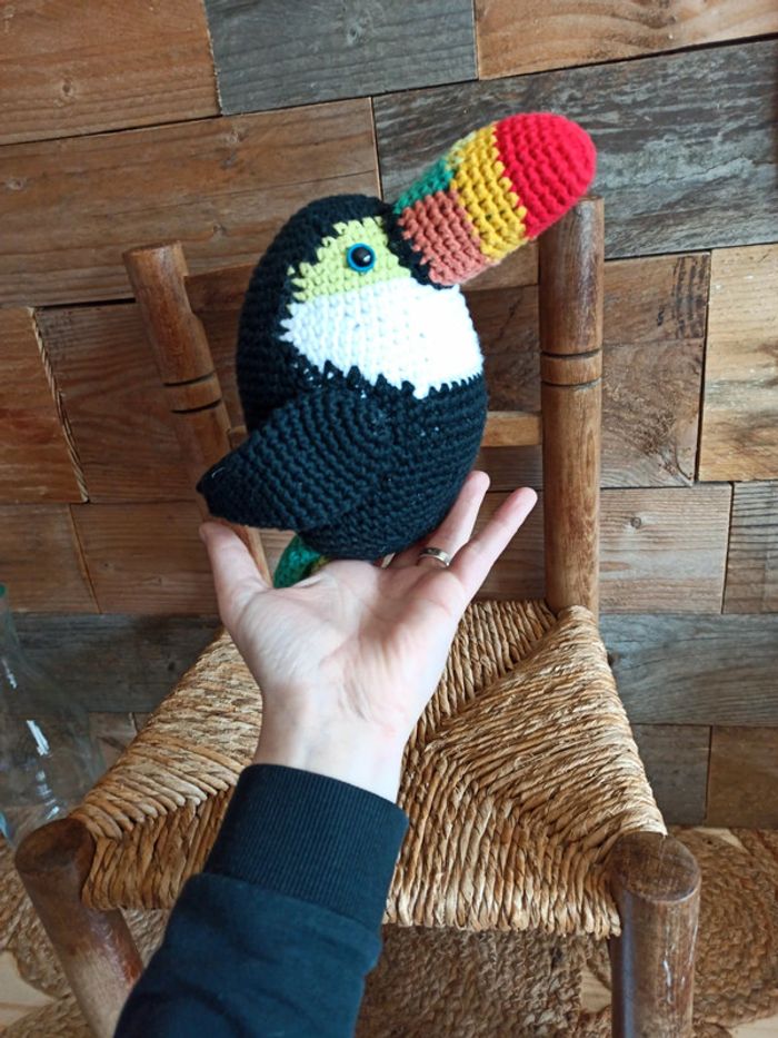 Peluche Toucan crochet tbe - photo numéro 3