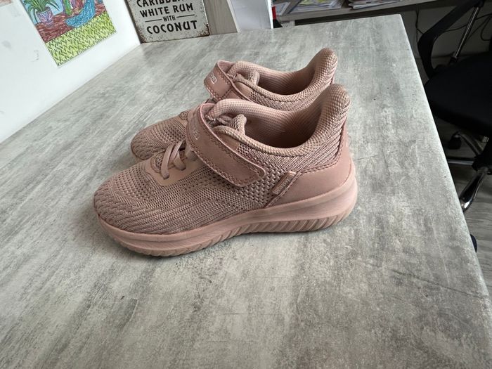 chaussures baskets kappa fille rose pale taille 32 - photo numéro 5