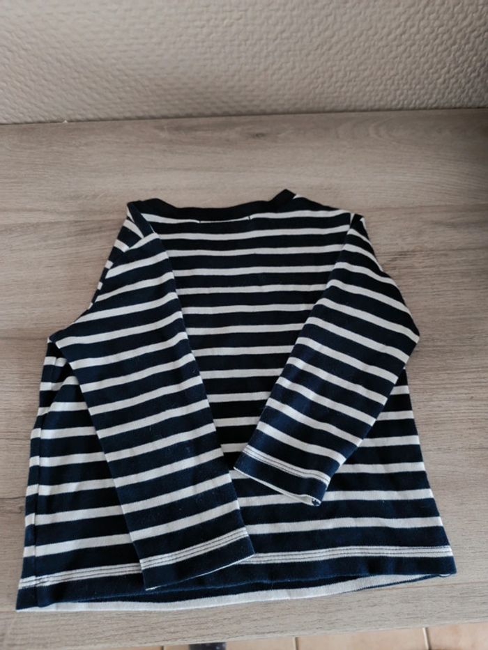 T-shirt épais / pull léger marinière week-end à la mer - photo numéro 6