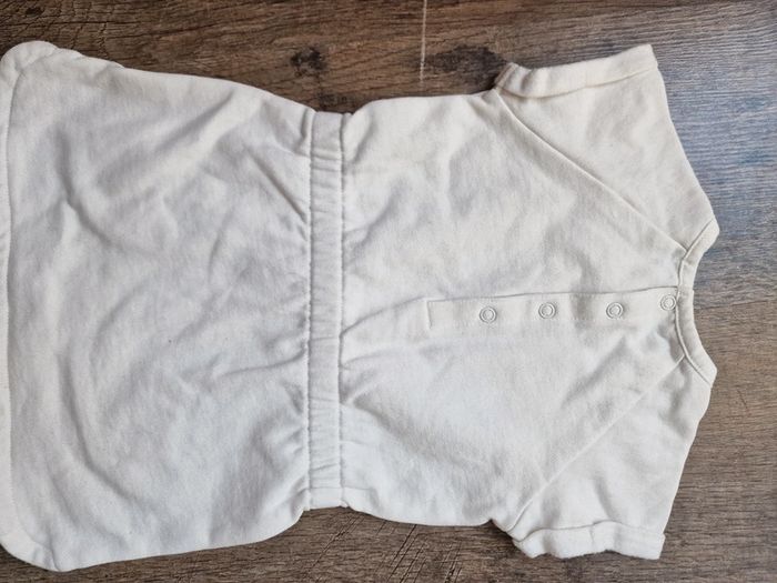 Robe blanche manche courte 18 mois kiabi - photo numéro 4
