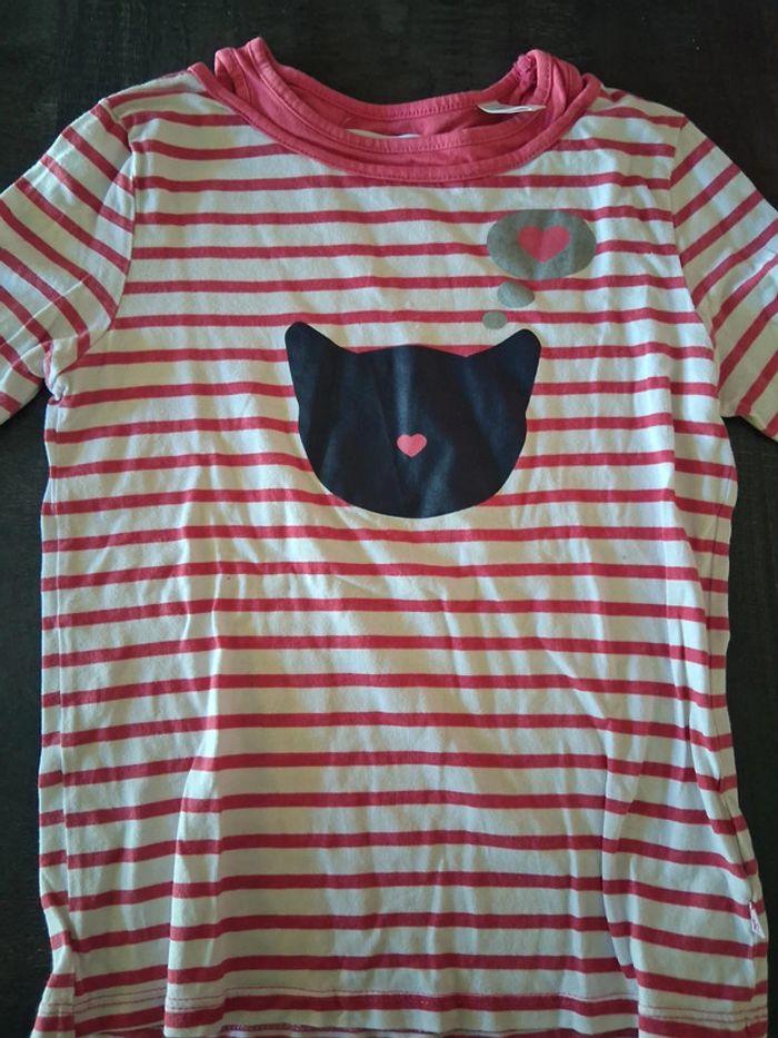 T-shirt à rayures Okaidi - photo numéro 2