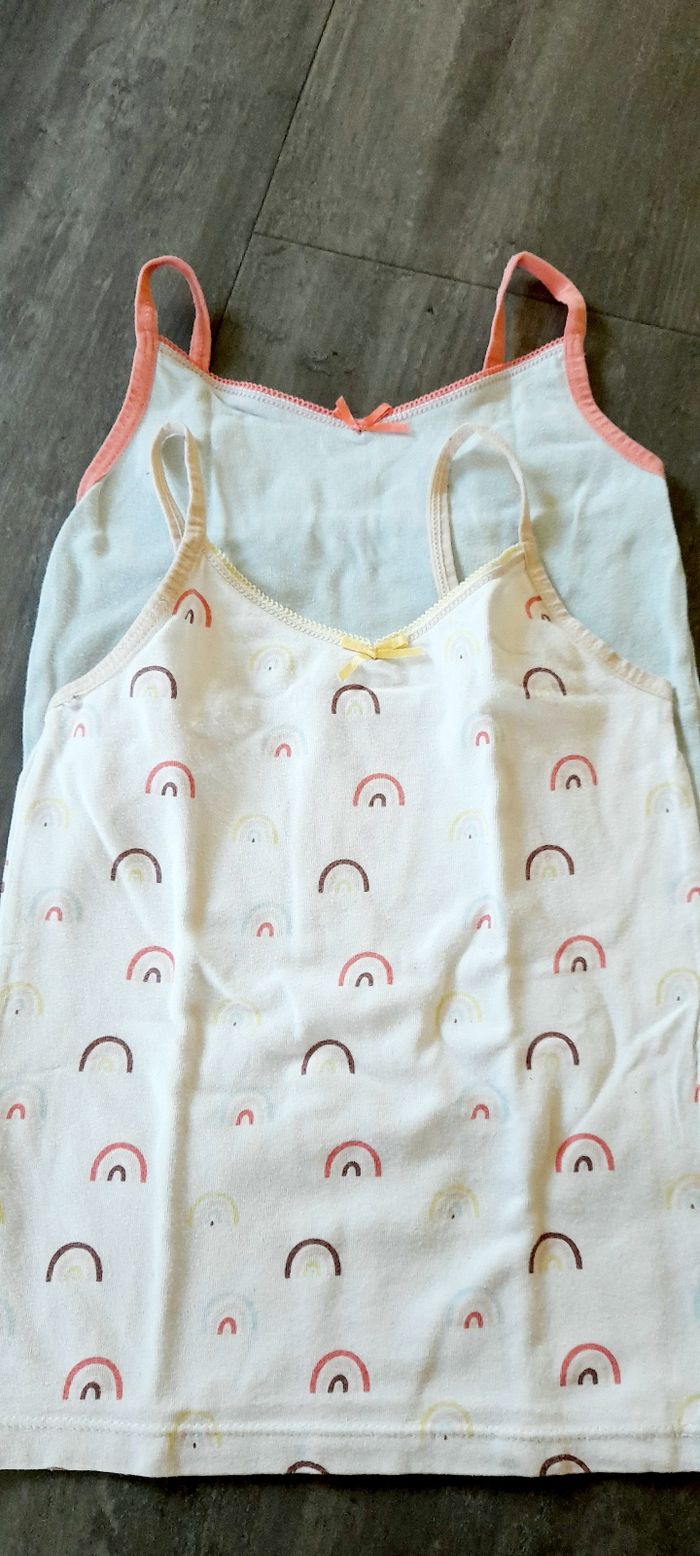 Lot de 2 maillots de corps